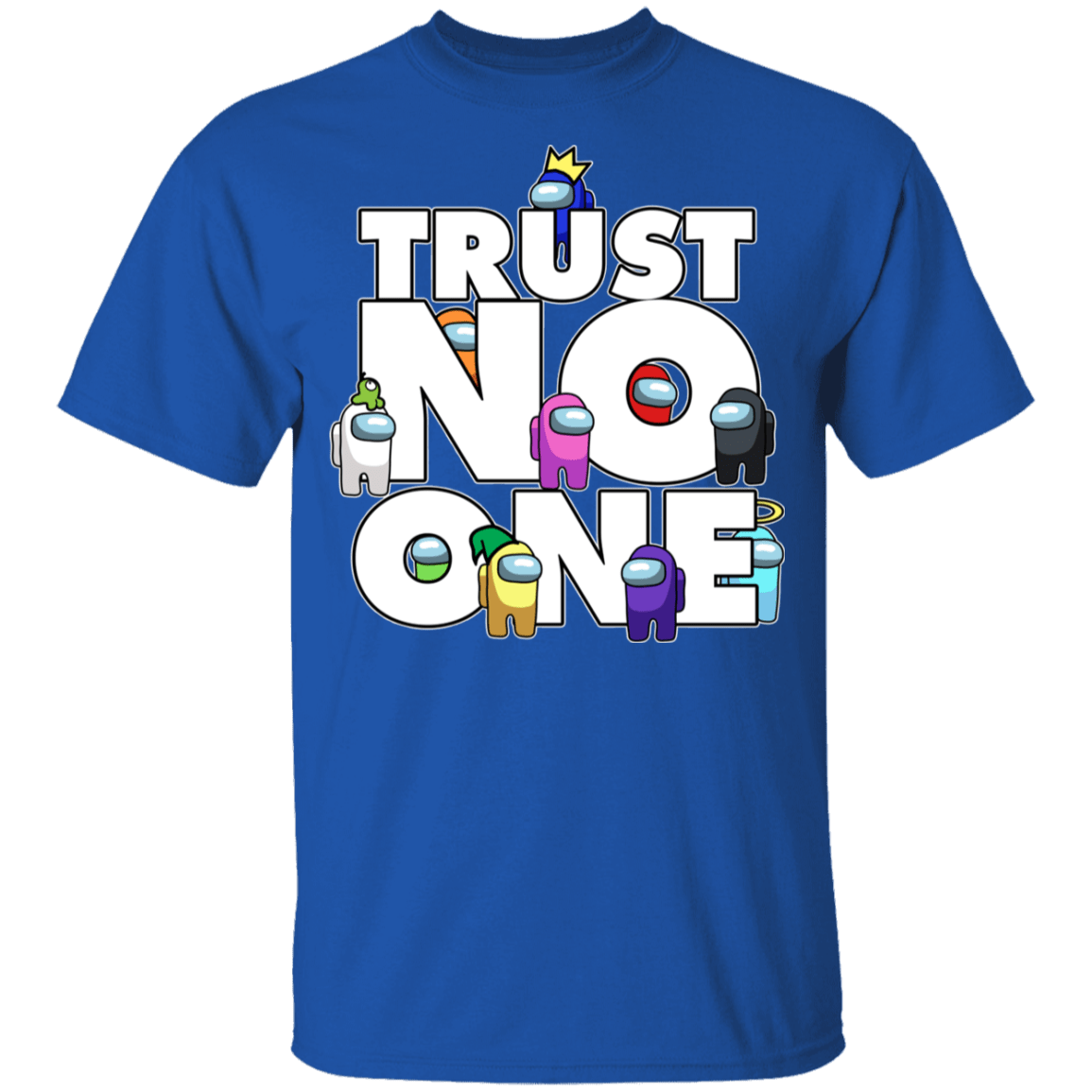 T-Shirts Royal / YXS Among Us Trust No One Youth T-Shirt