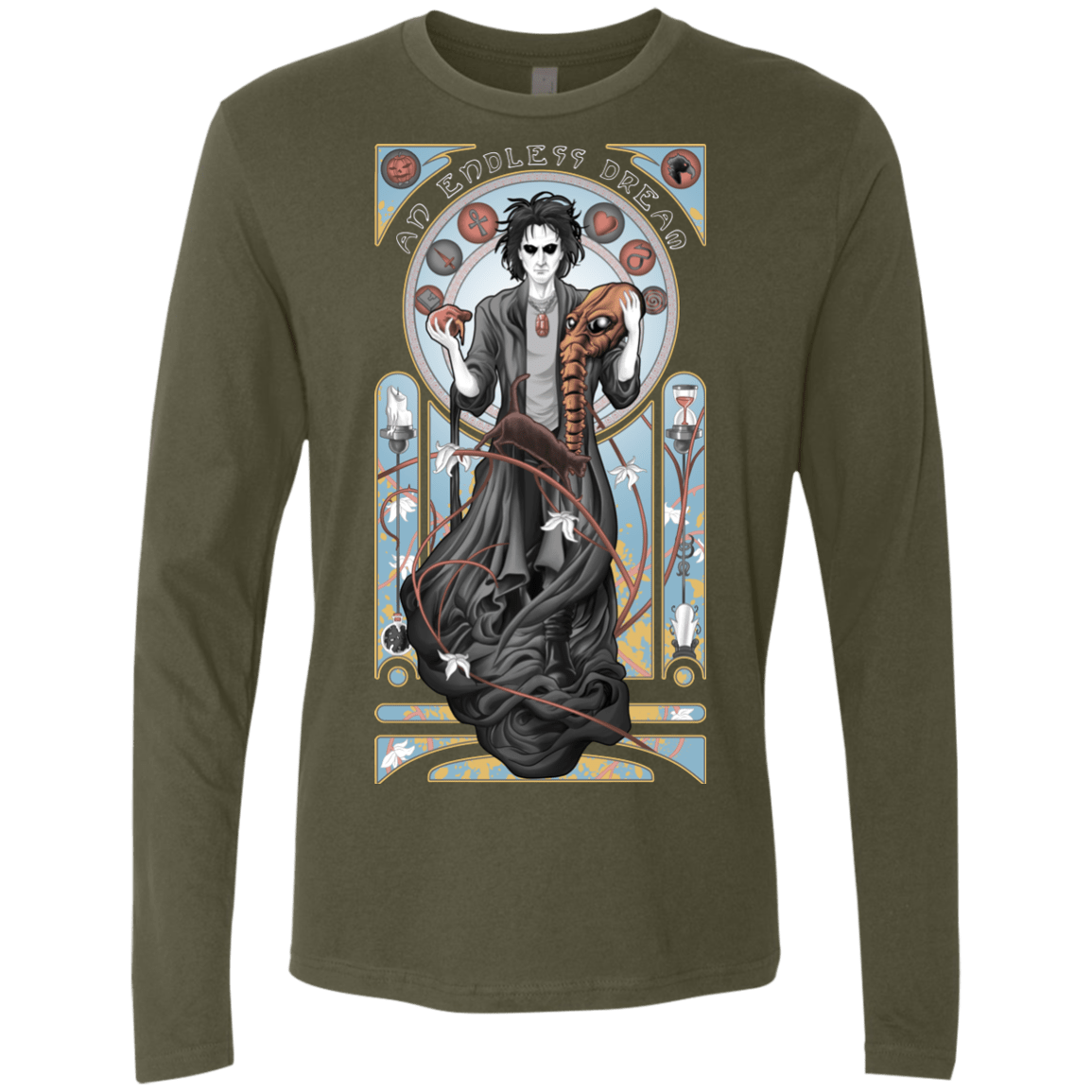T-Shirts Military Green / Small An Endless Dream Men's Premium Long Sleeve