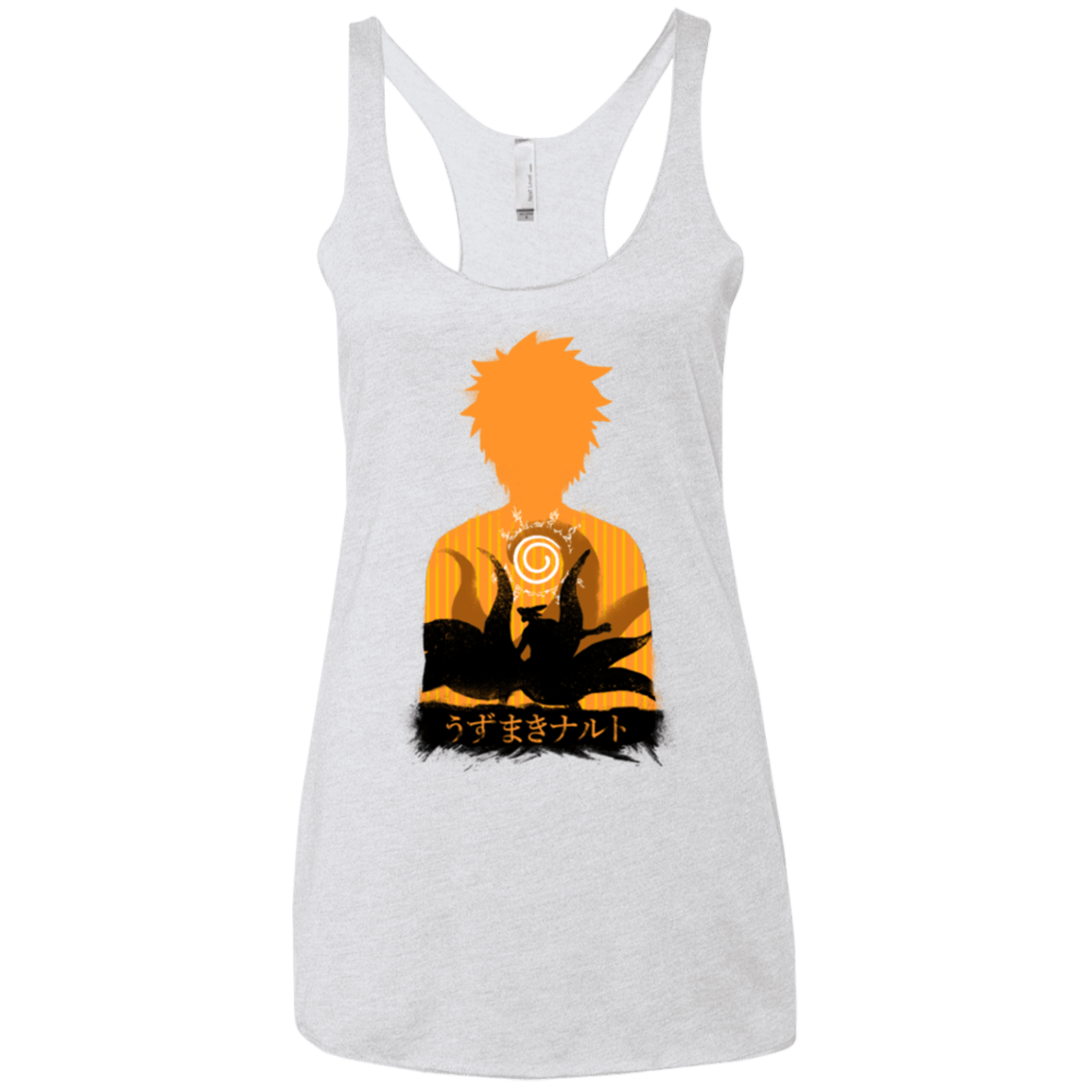 T-Shirts Heather White / X-Small An inner battle Women's Triblend Racerback Tank