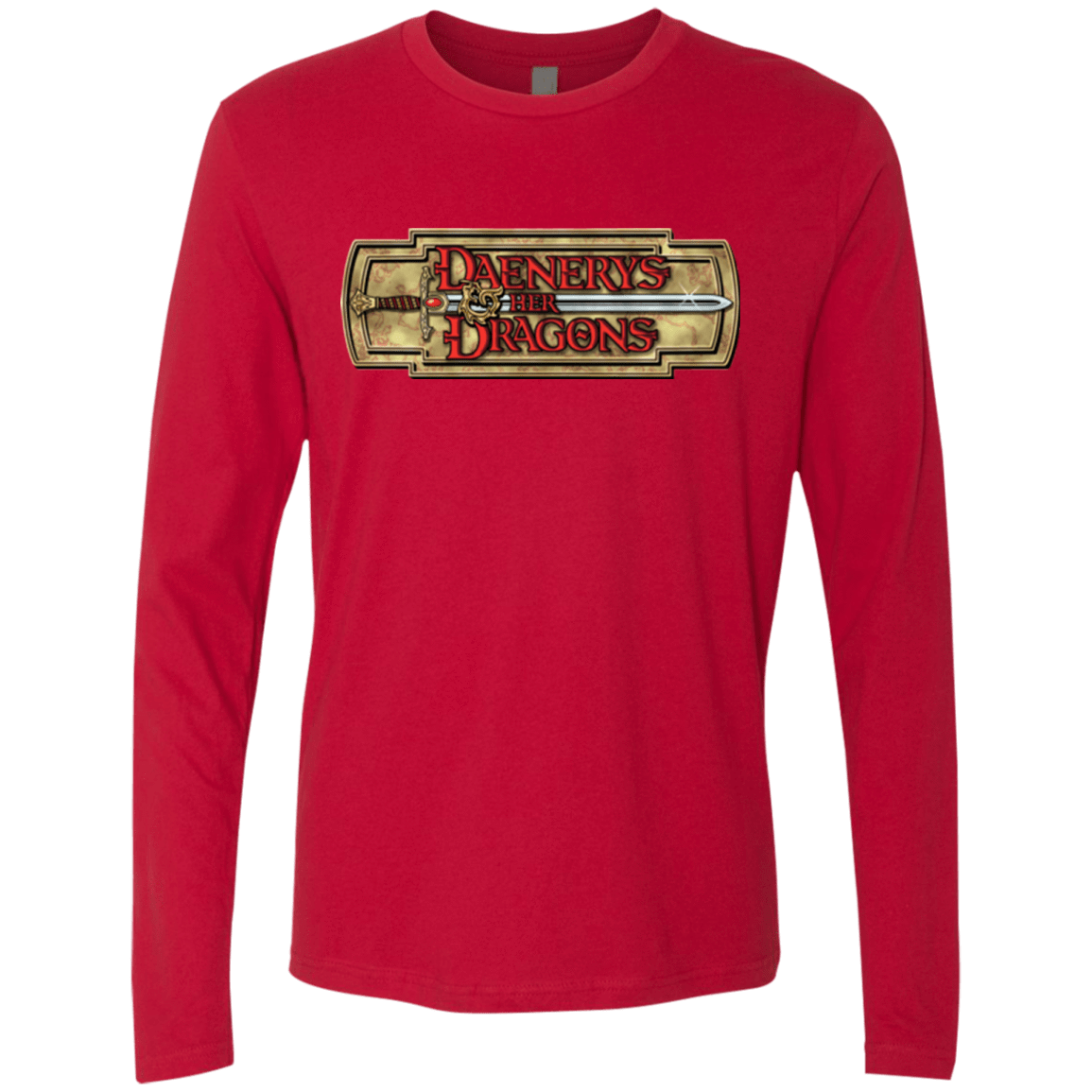T-Shirts Red / Small An RPG of Thrones Men's Premium Long Sleeve