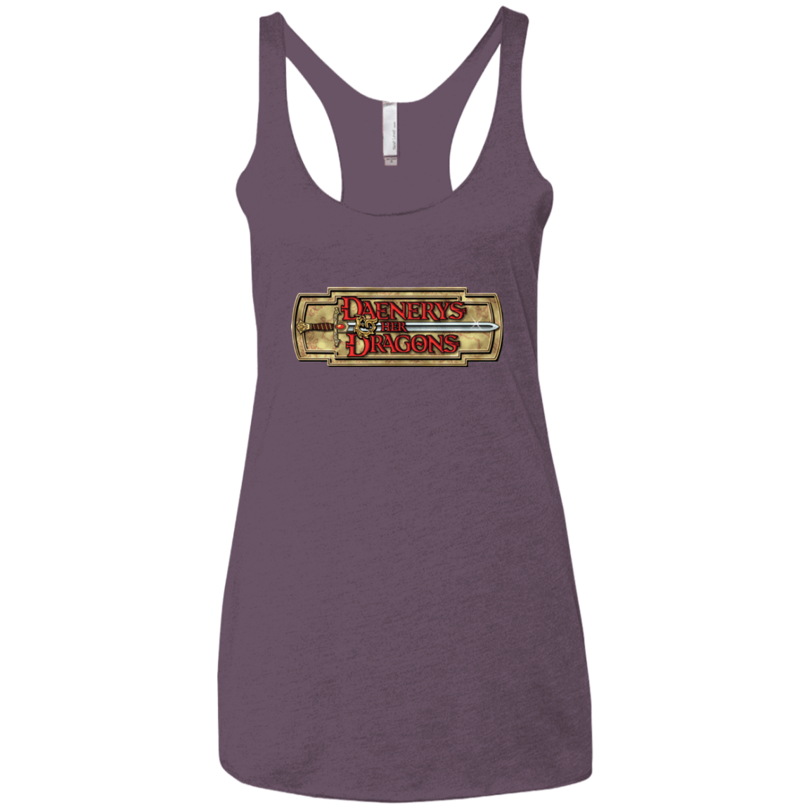 T-Shirts Vintage Purple / X-Small An RPG of Thrones Women's Triblend Racerback Tank