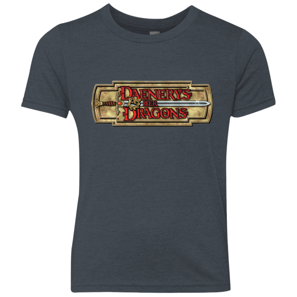 T-Shirts Vintage Navy / YXS An RPG of Thrones Youth Triblend T-Shirt