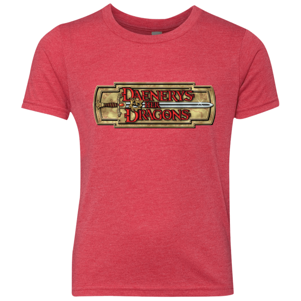 T-Shirts Vintage Red / YXS An RPG of Thrones Youth Triblend T-Shirt
