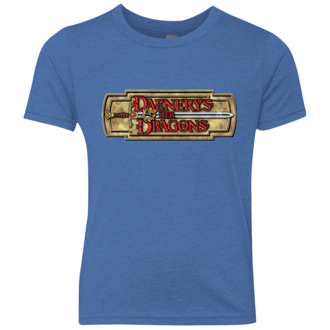 T-Shirts Vintage Royal / YXS An RPG of Thrones Youth Triblend T-Shirt