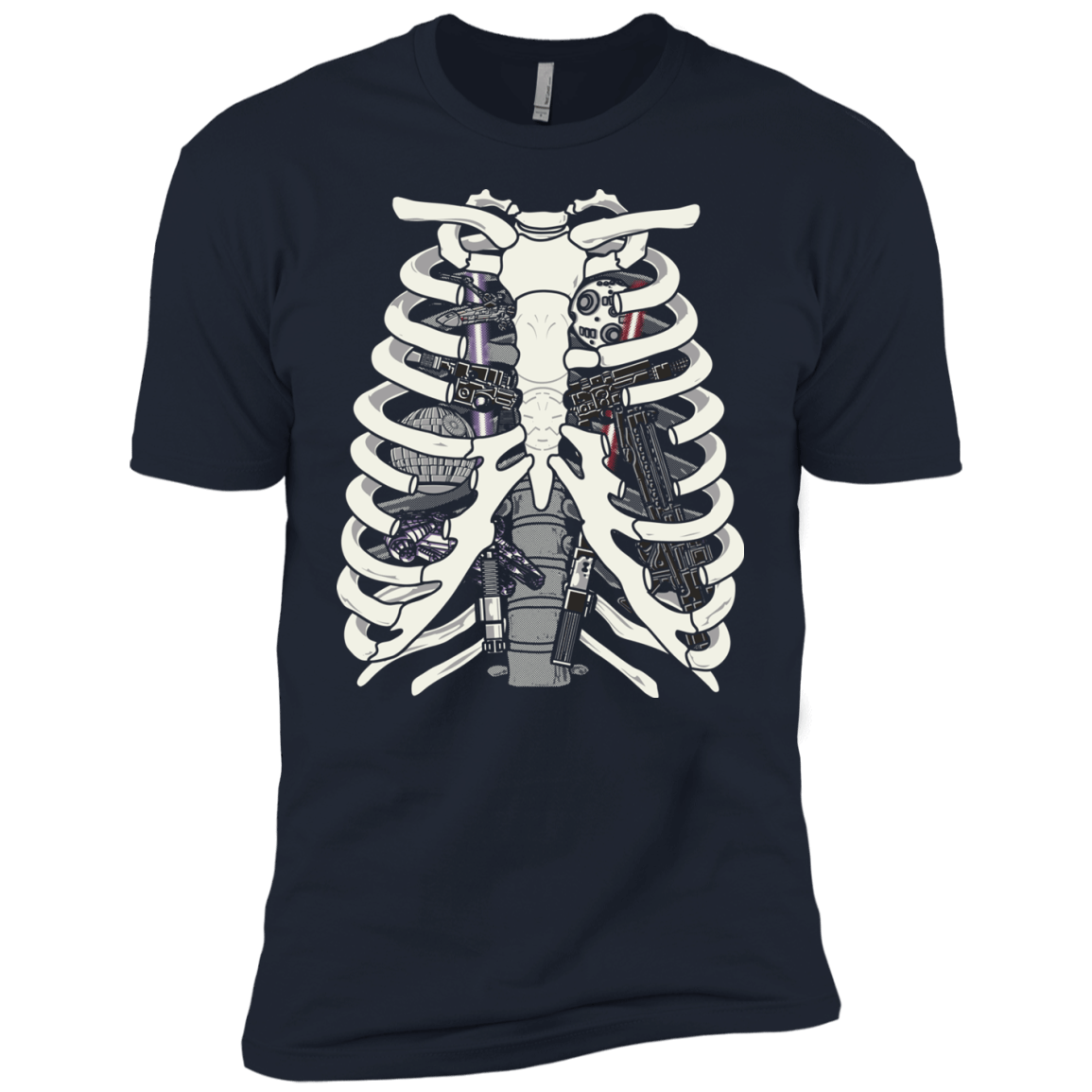 T-Shirts Midnight Navy / YXS Anatomy of a Galaxy Far Away Boys Premium T-Shirt