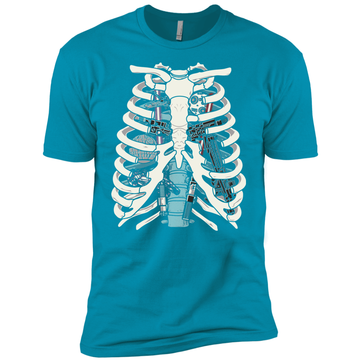 T-Shirts Turquoise / YXS Anatomy of a Galaxy Far Away Boys Premium T-Shirt