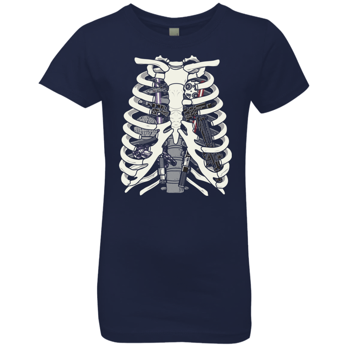 T-Shirts Midnight Navy / YXS Anatomy of a Galaxy Far Away Girls Premium T-Shirt