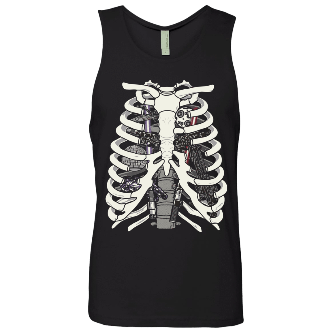 T-Shirts Black / Small Anatomy of a Galaxy Far Away Men's Premium Tank Top