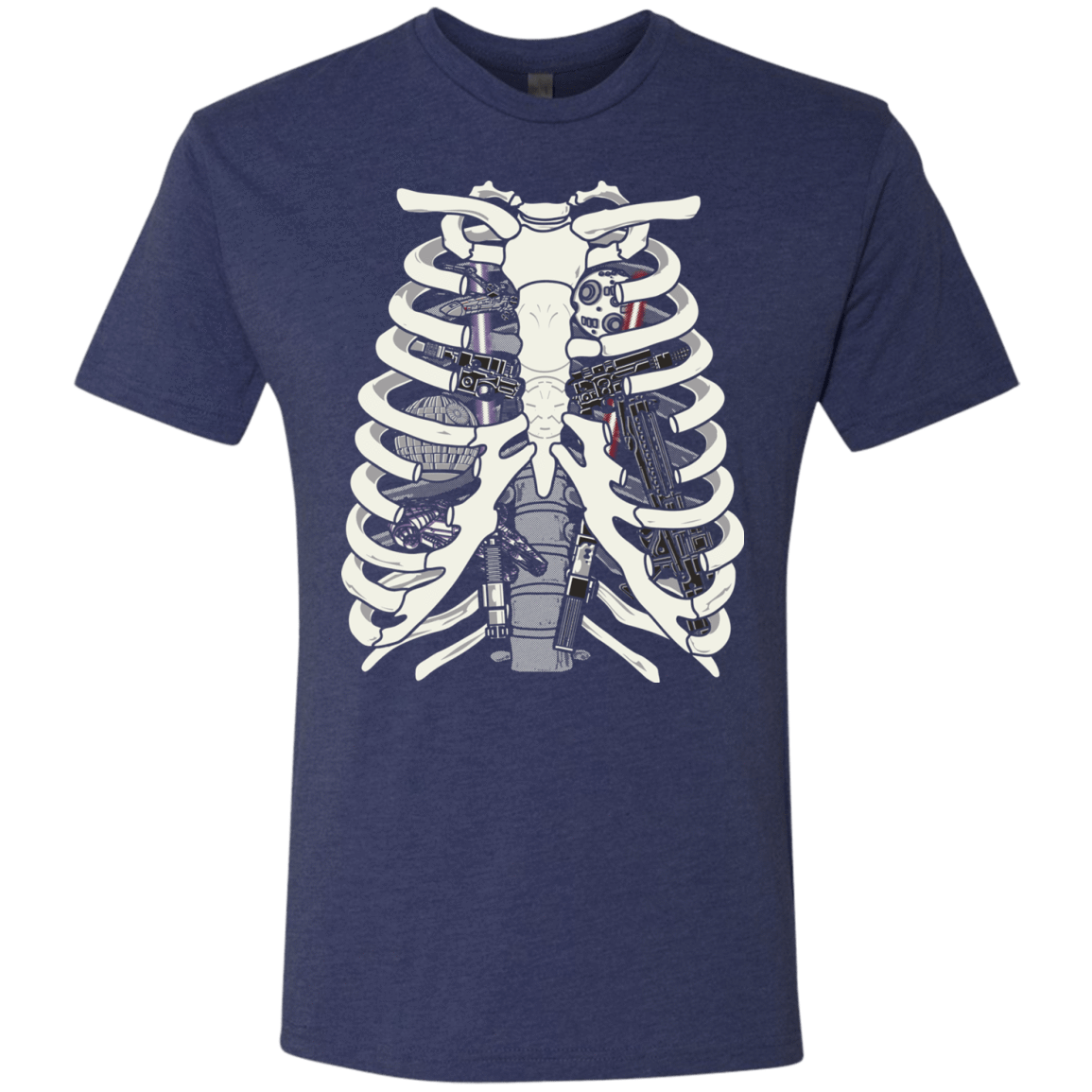 T-Shirts Vintage Navy / Small Anatomy of a Galaxy Far Away Men's Triblend T-Shirt