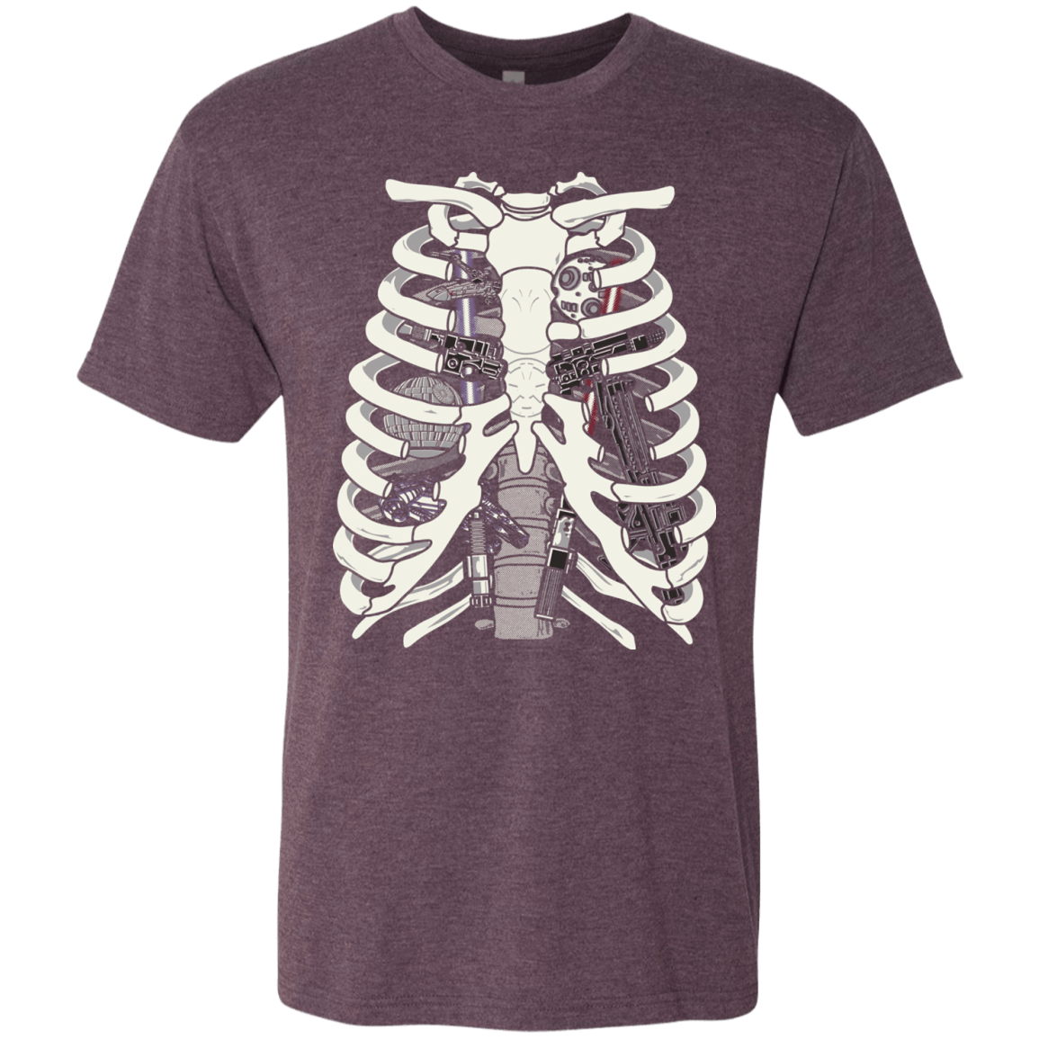 T-Shirts Vintage Purple / Small Anatomy of a Galaxy Far Away Men's Triblend T-Shirt