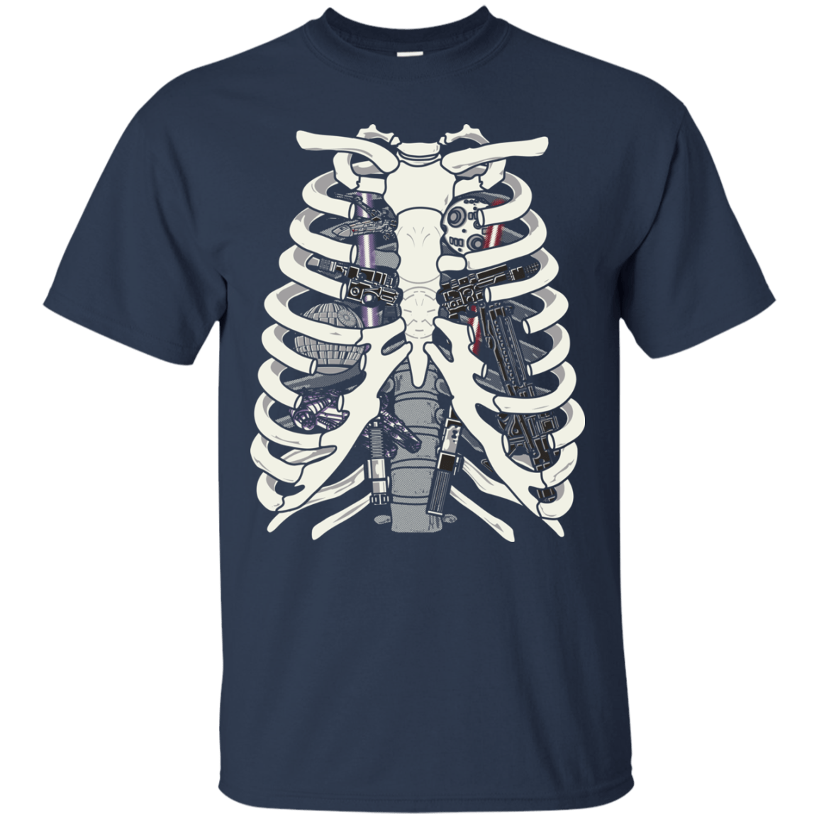 T-Shirts Navy / Small Anatomy of a Galaxy Far Away T-Shirt