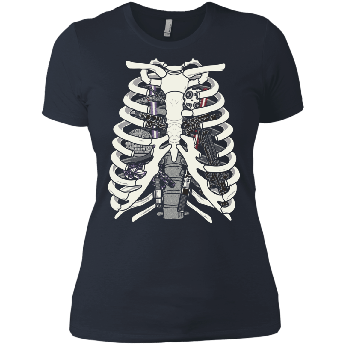 T-Shirts Indigo / X-Small Anatomy of a Galaxy Far Away Women's Premium T-Shirt