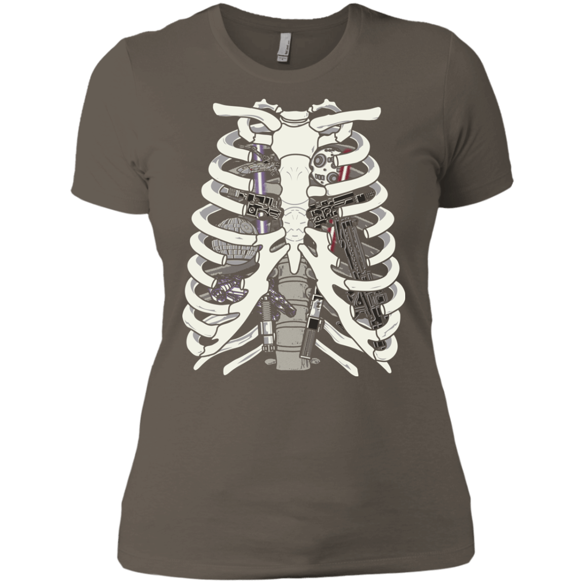 T-Shirts Warm Grey / X-Small Anatomy of a Galaxy Far Away Women's Premium T-Shirt
