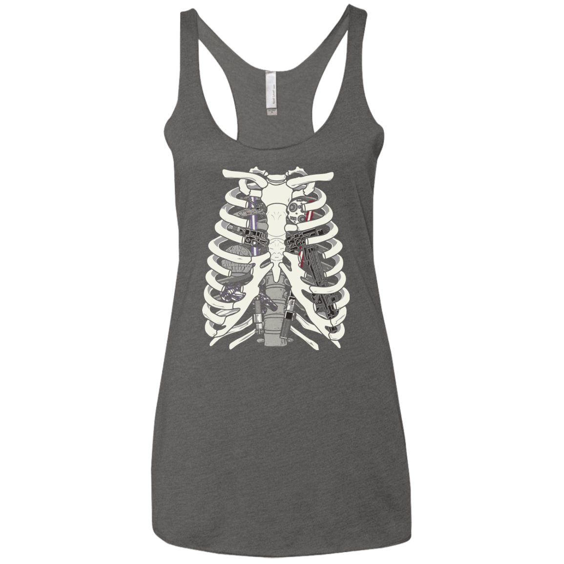 T-Shirts Premium Heather / X-Small Anatomy of a Galaxy Far Away Women's Triblend Racerback Tank