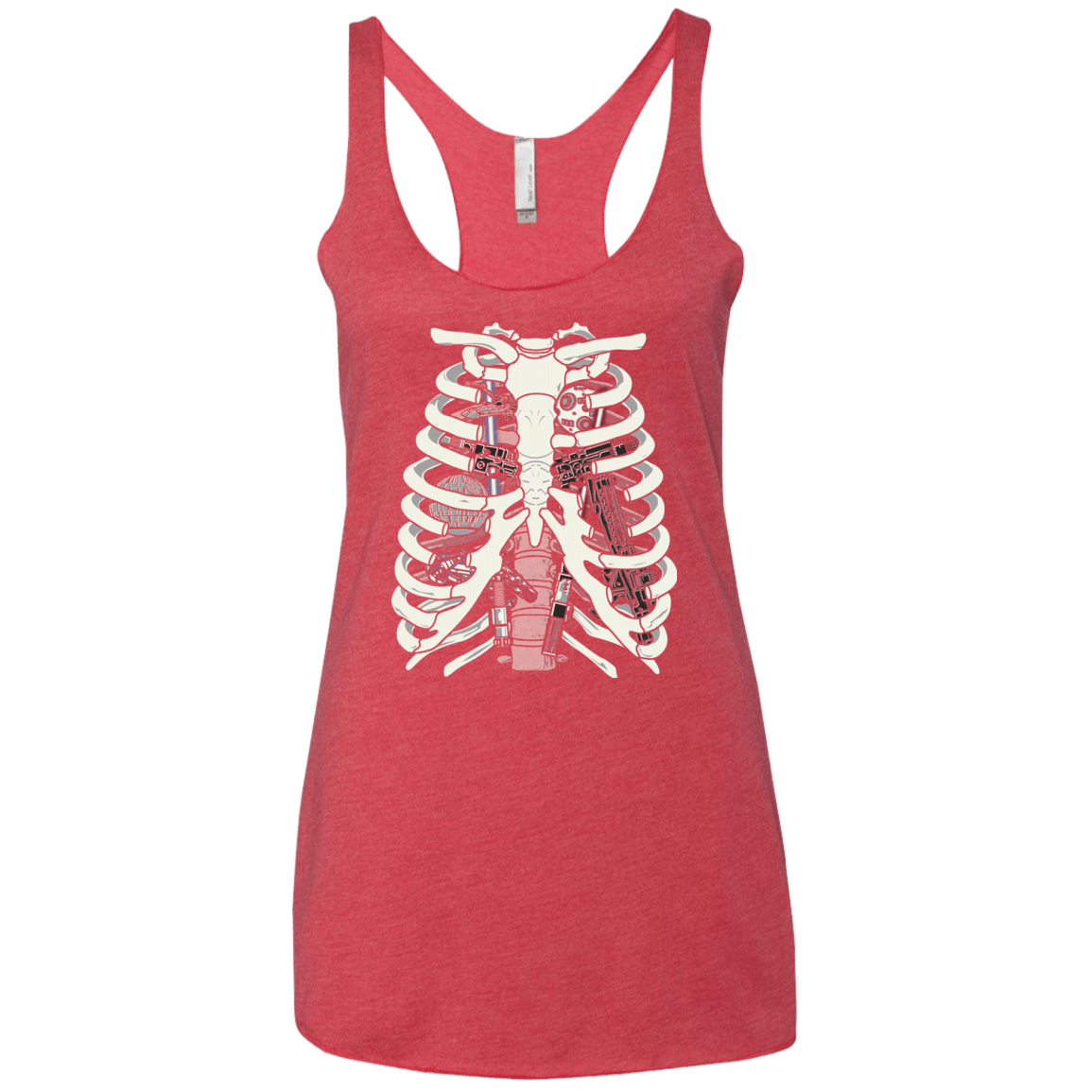 T-Shirts Vintage Red / X-Small Anatomy of a Galaxy Far Away Women's Triblend Racerback Tank