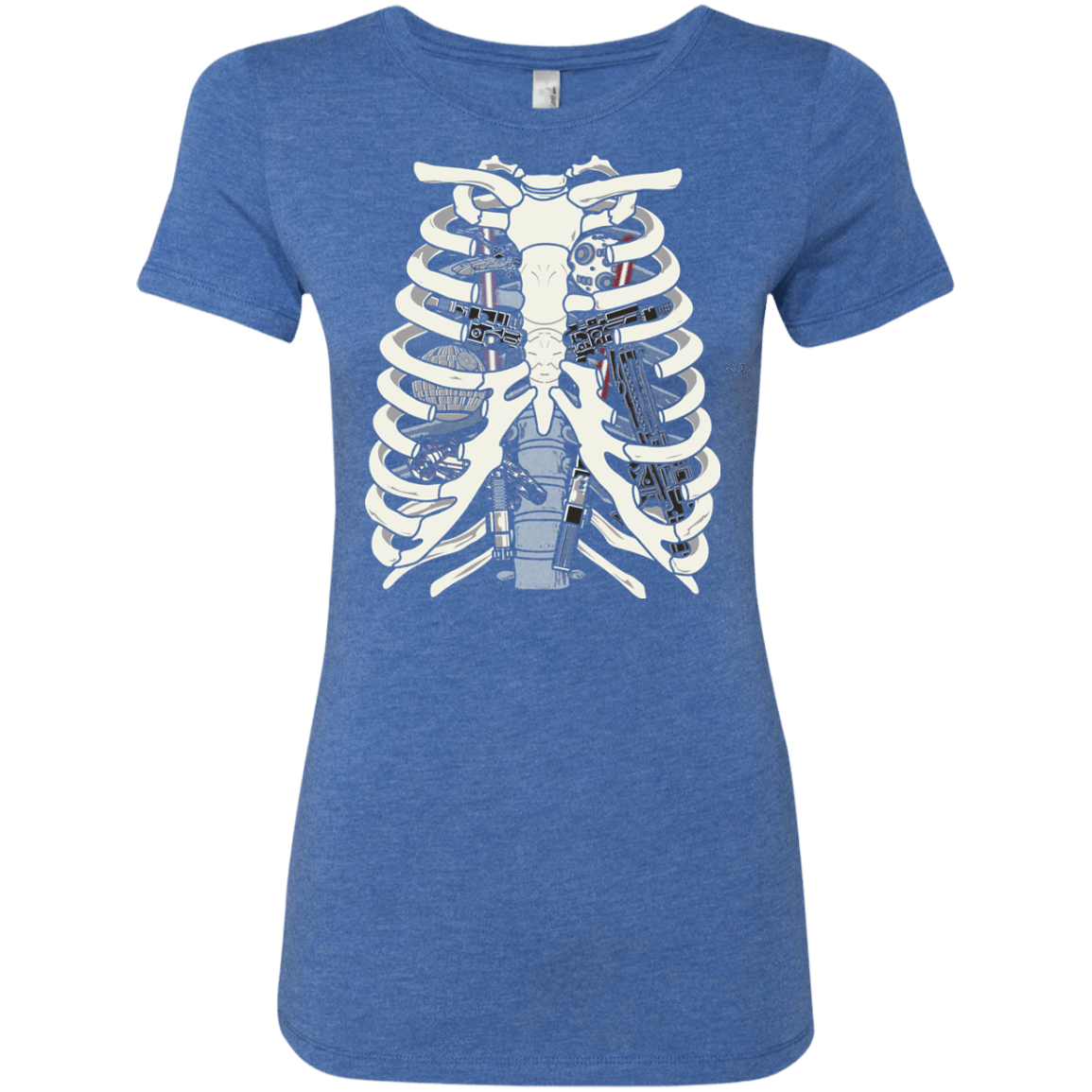 T-Shirts Vintage Royal / Small Anatomy of a Galaxy Far Away Women's Triblend T-Shirt