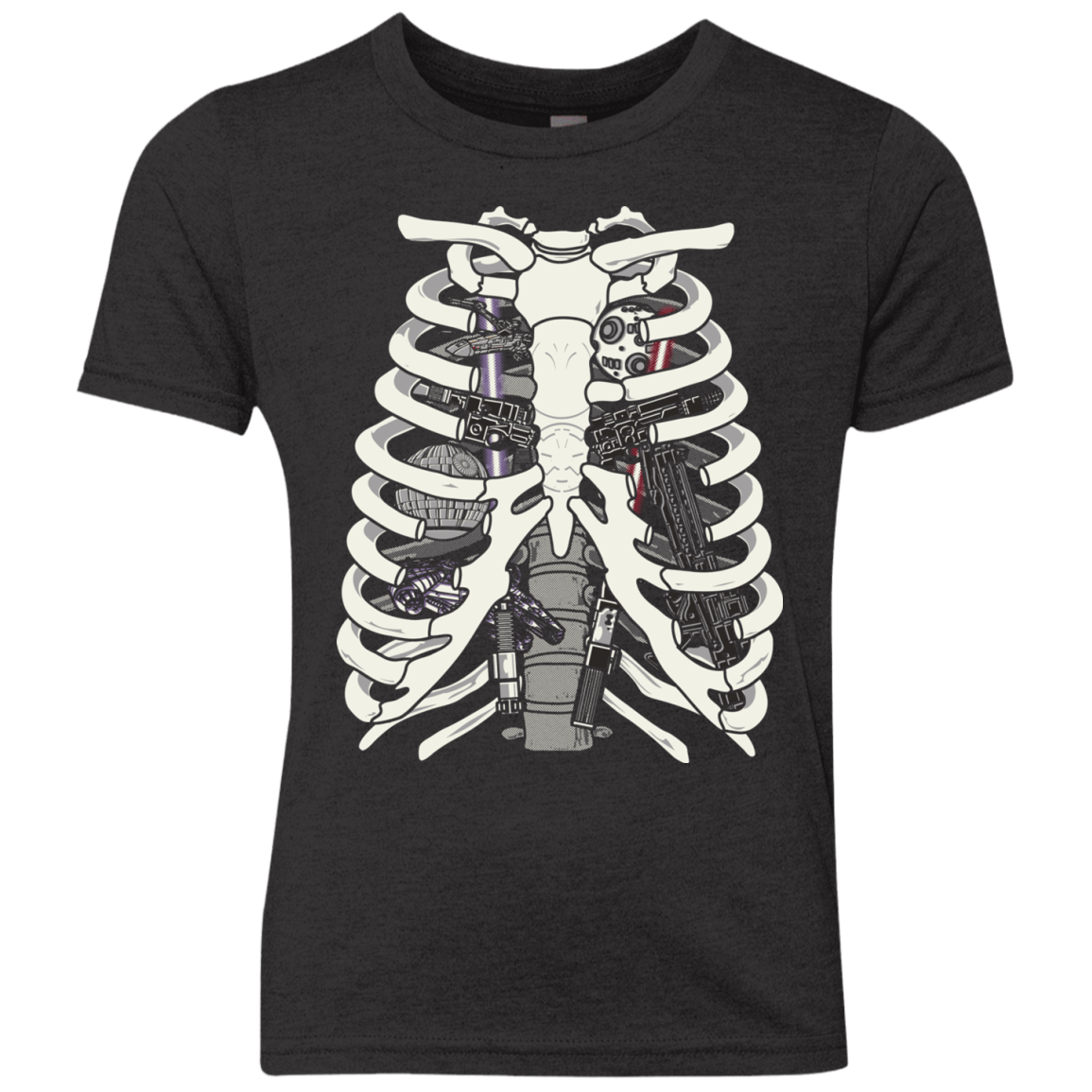 T-Shirts Vintage Black / YXS Anatomy of a Galaxy Far Away Youth Triblend T-Shirt