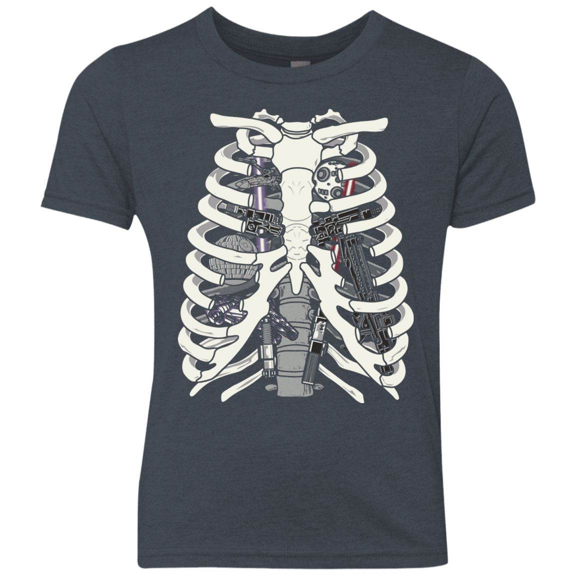 T-Shirts Vintage Navy / YXS Anatomy of a Galaxy Far Away Youth Triblend T-Shirt