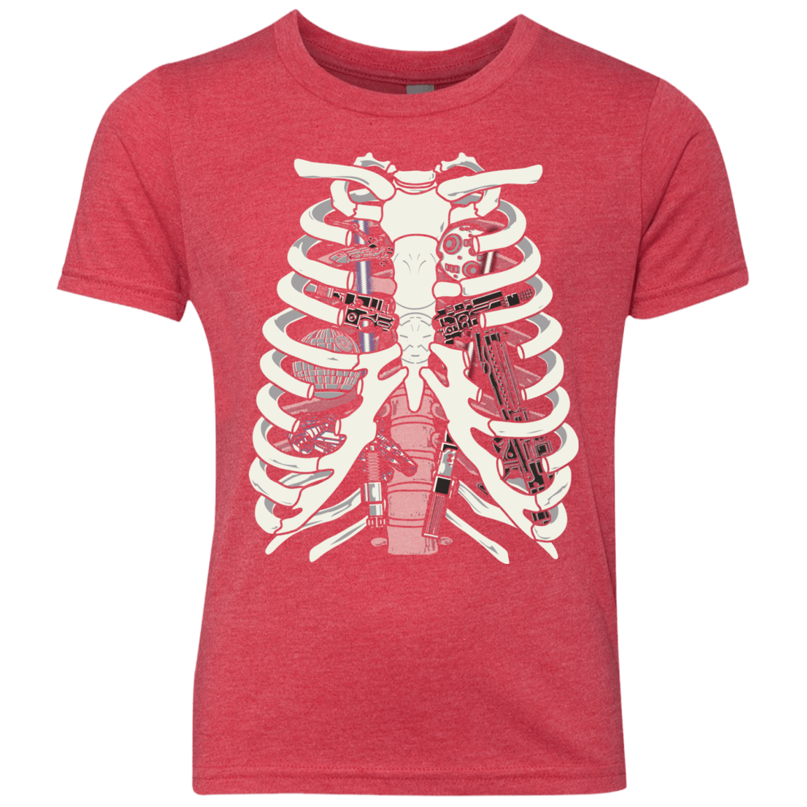 T-Shirts Vintage Red / YXS Anatomy of a Galaxy Far Away Youth Triblend T-Shirt