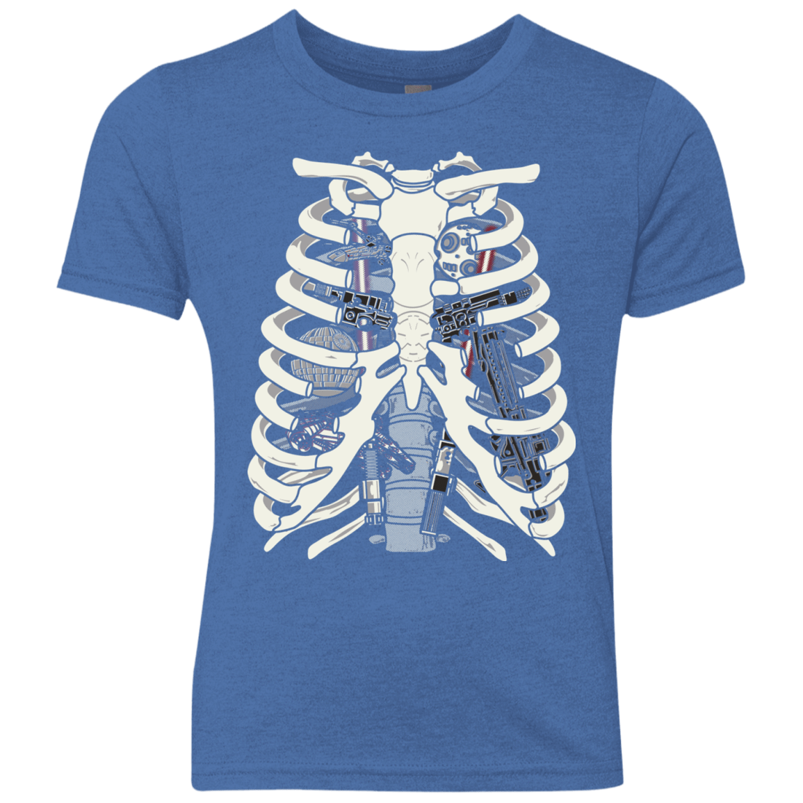 T-Shirts Vintage Royal / YXS Anatomy of a Galaxy Far Away Youth Triblend T-Shirt