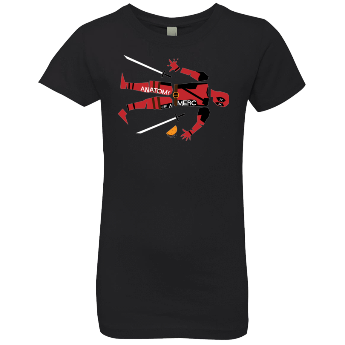 T-Shirts Black / YXS Anatomy of A Merc Girls Premium T-Shirt