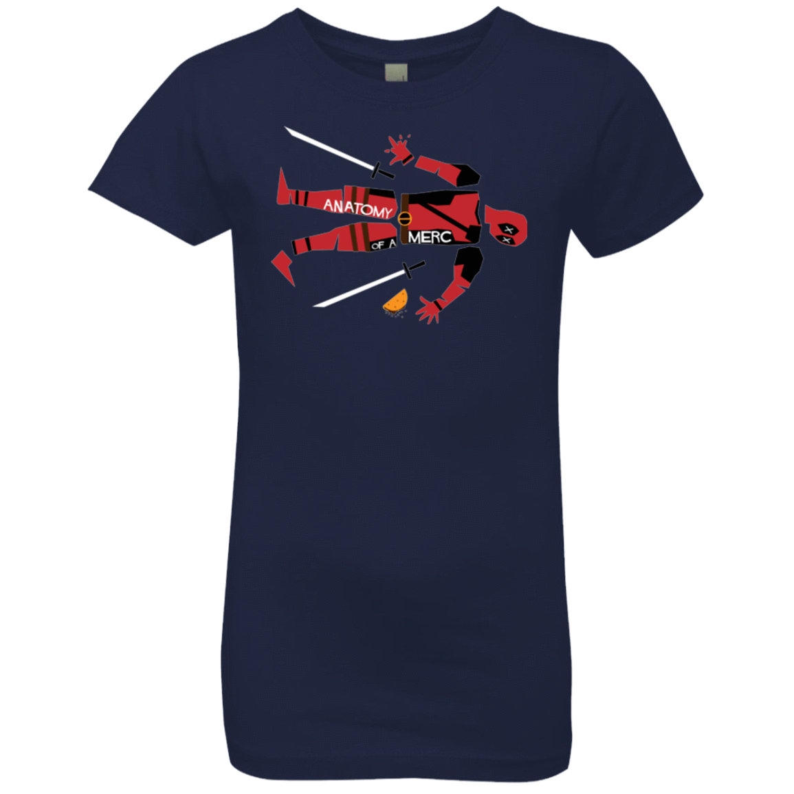 T-Shirts Midnight Navy / YXS Anatomy of A Merc Girls Premium T-Shirt
