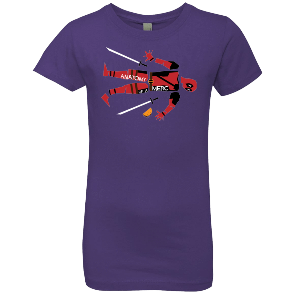 T-Shirts Purple Rush / YXS Anatomy of A Merc Girls Premium T-Shirt