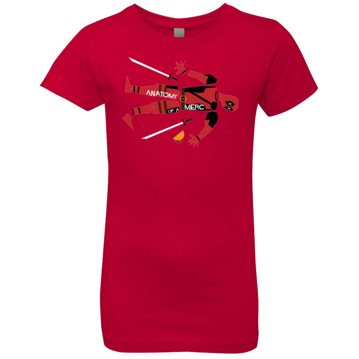 T-Shirts Red / YXS Anatomy of A Merc Girls Premium T-Shirt