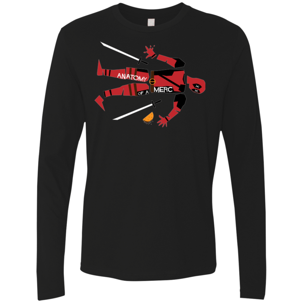 T-Shirts Black / Small Anatomy of A Merc Men's Premium Long Sleeve