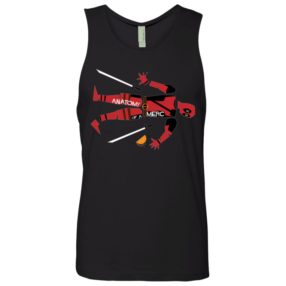 T-Shirts Black / Small Anatomy of A Merc Men's Premium Tank Top