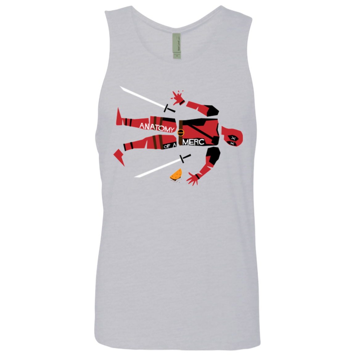 T-Shirts Heather Grey / Small Anatomy of A Merc Men's Premium Tank Top