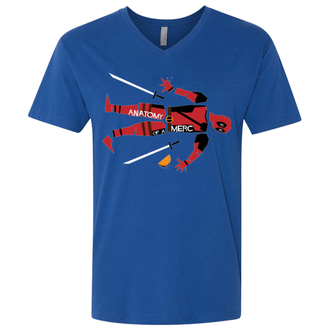 T-Shirts Royal / X-Small Anatomy of A Merc Men's Premium V-Neck