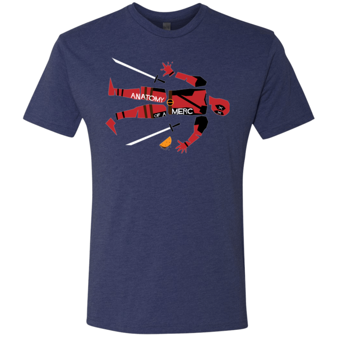 T-Shirts Vintage Navy / Small Anatomy of A Merc Men's Triblend T-Shirt