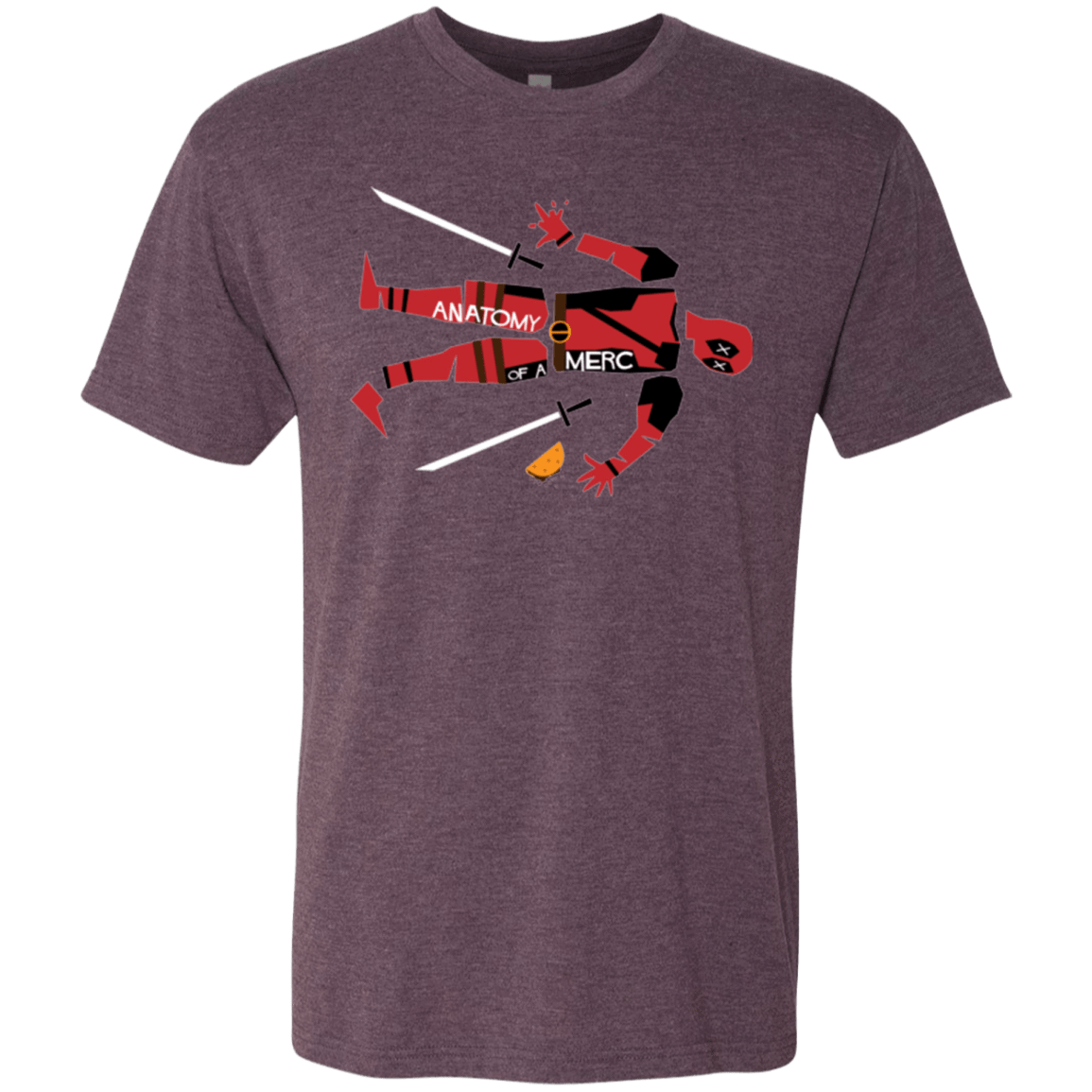 T-Shirts Vintage Purple / Small Anatomy of A Merc Men's Triblend T-Shirt