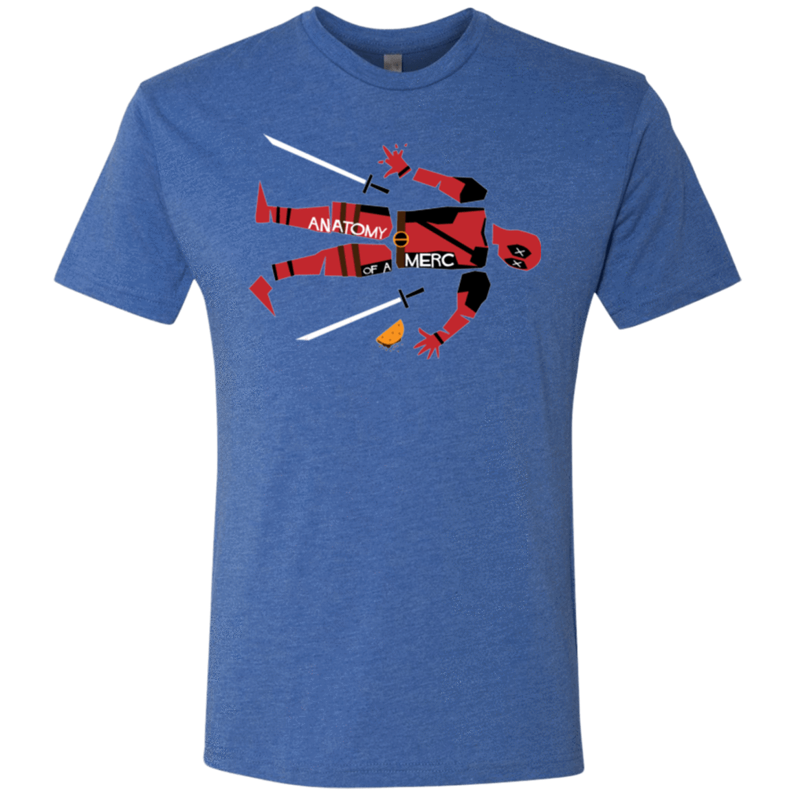 T-Shirts Vintage Royal / Small Anatomy of A Merc Men's Triblend T-Shirt