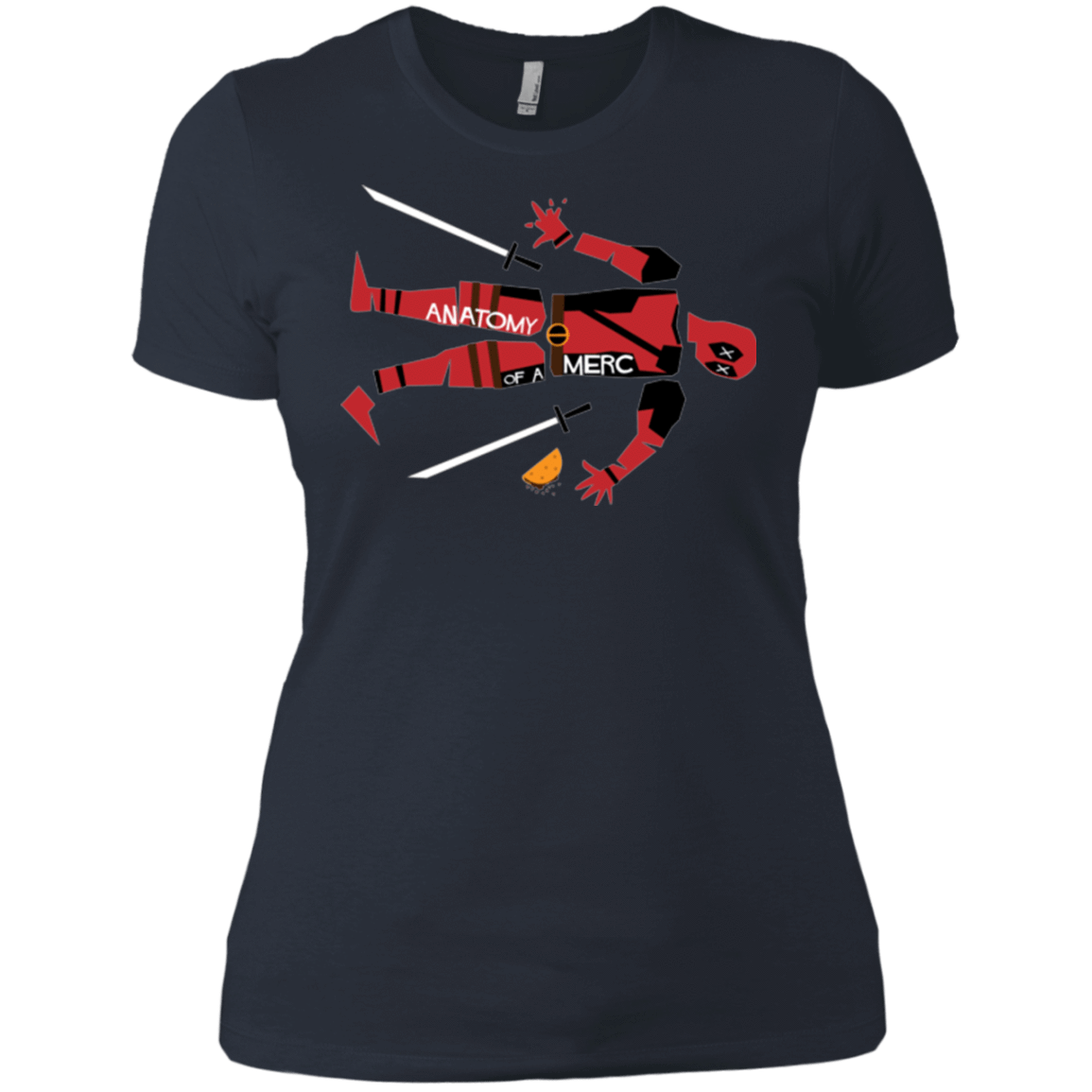 T-Shirts Indigo / X-Small Anatomy of A Merc Women's Premium T-Shirt