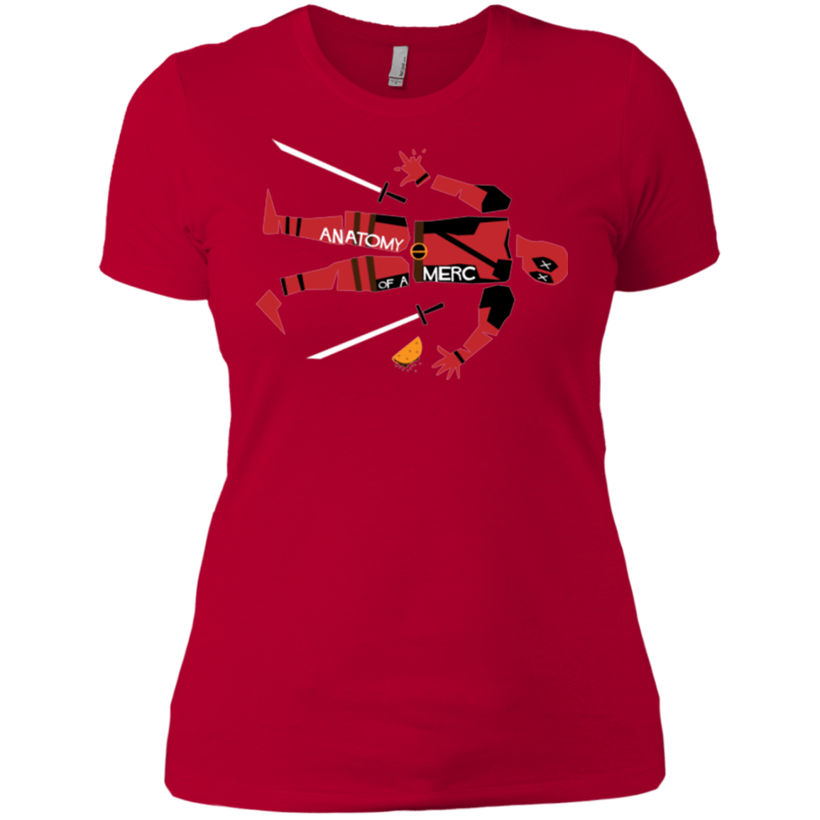 T-Shirts Red / X-Small Anatomy of A Merc Women's Premium T-Shirt