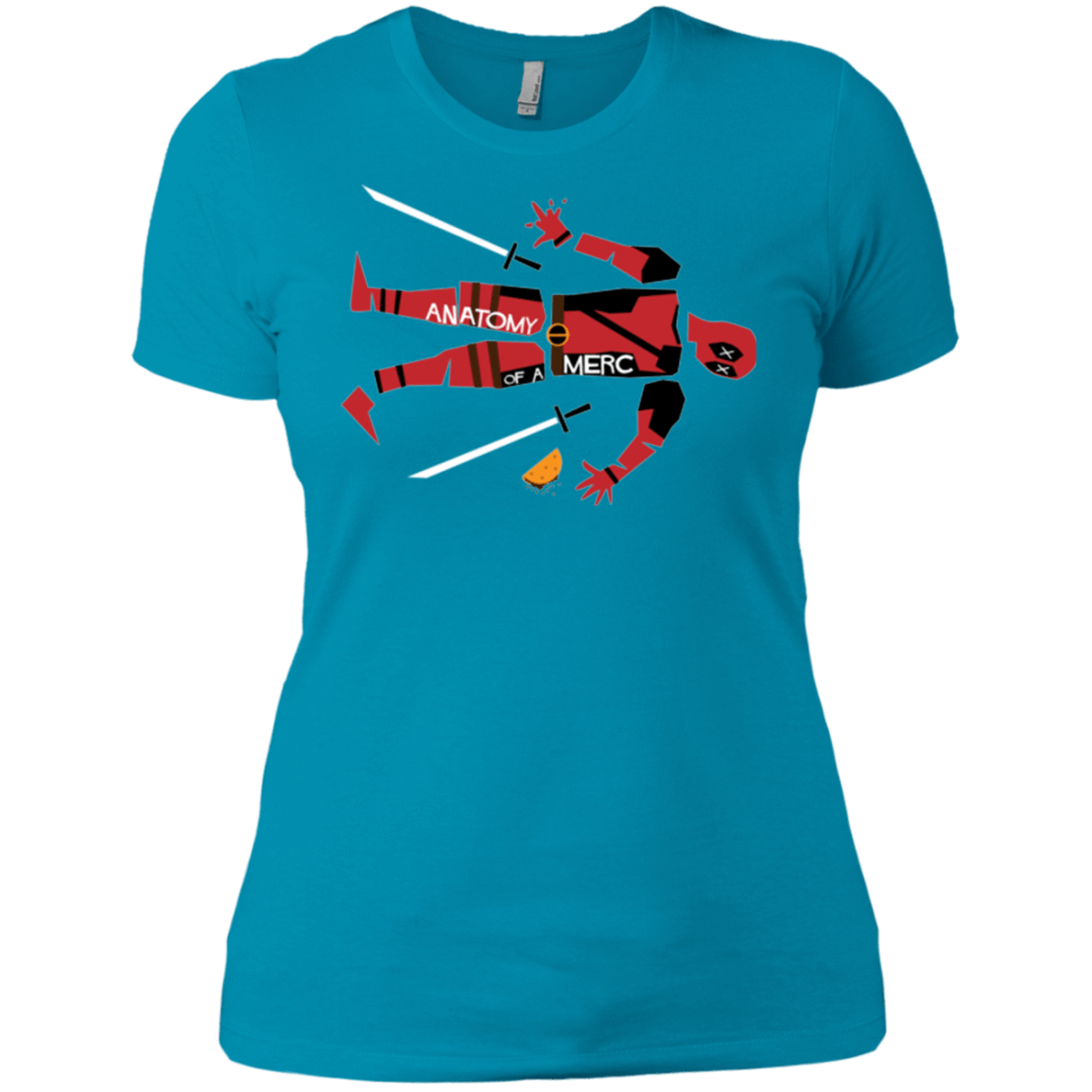 T-Shirts Turquoise / X-Small Anatomy of A Merc Women's Premium T-Shirt
