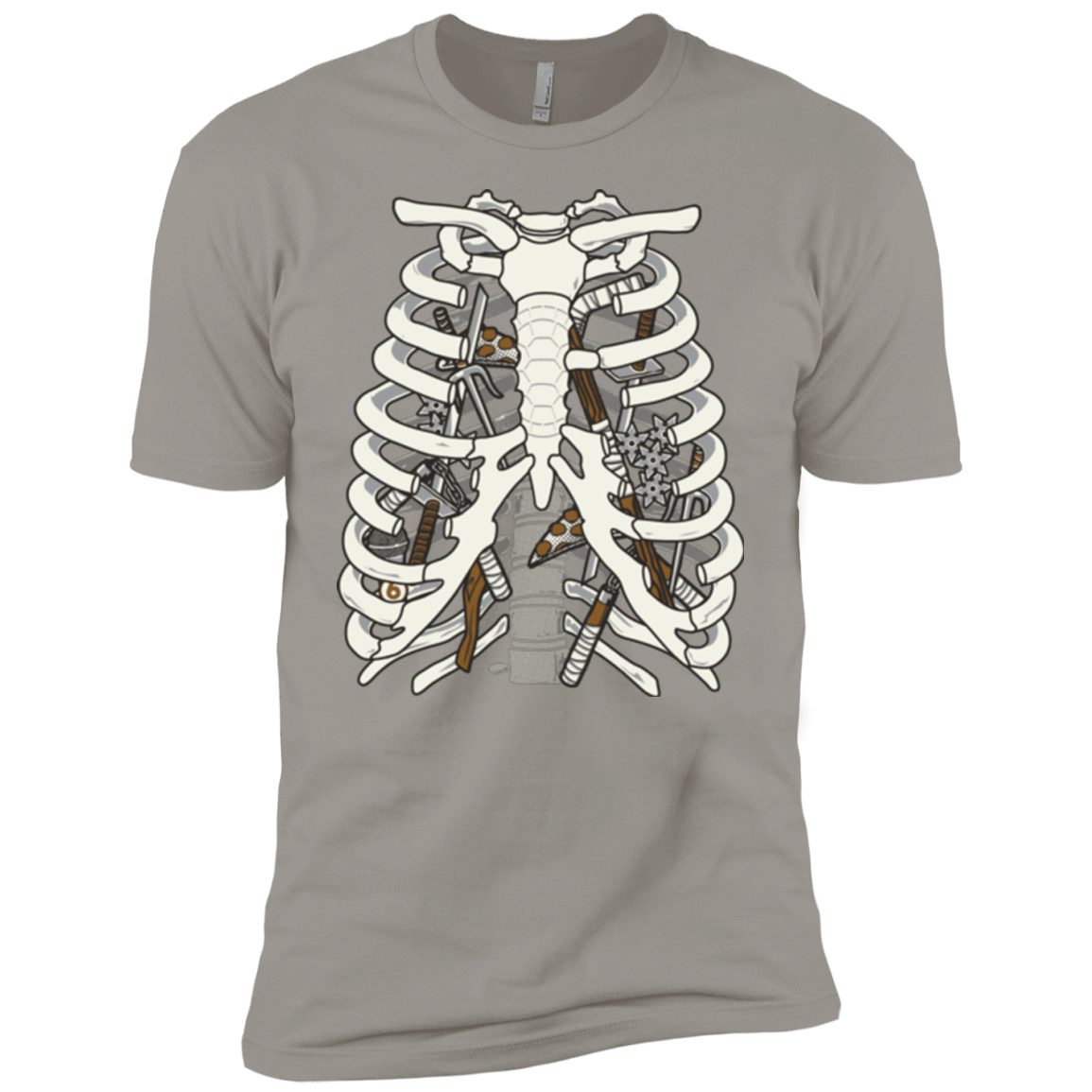 T-Shirts Light Grey / YXS Anatomy of a Ninja Turtle Boys Premium T-Shirt