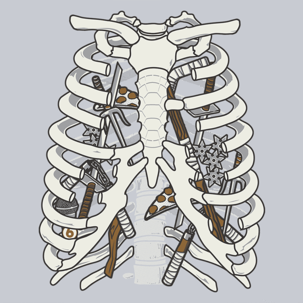 T-Shirts Anatomy of a Ninja Turtle T-Shirt
