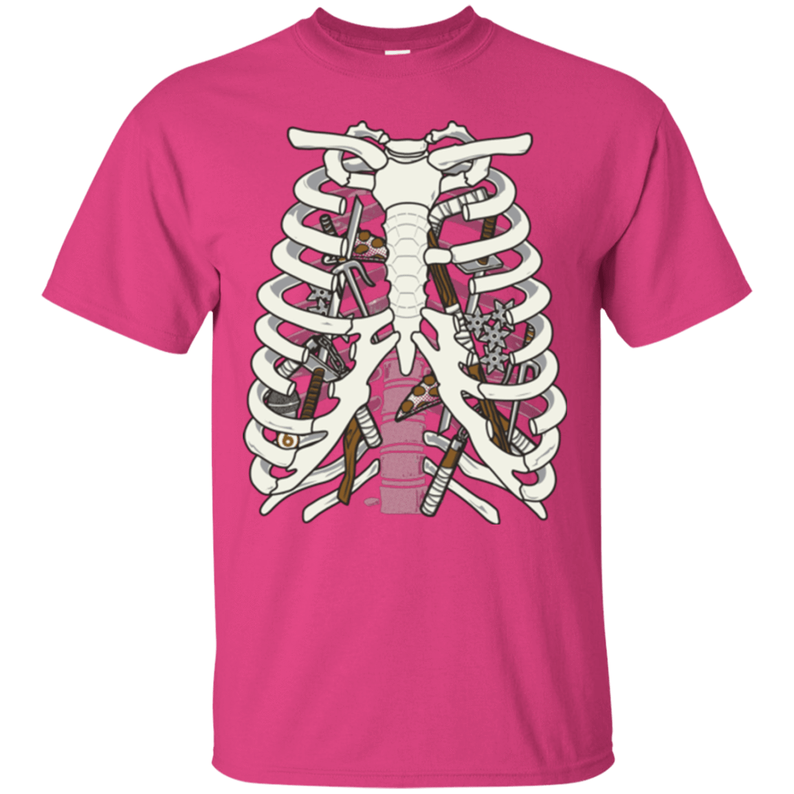 T-Shirts Heliconia / Small Anatomy of a Ninja Turtle T-Shirt