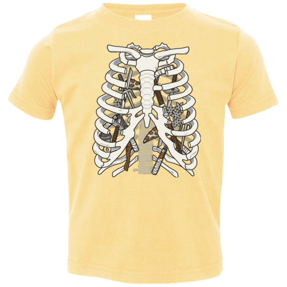 T-Shirts Butter / 2T Anatomy of a Ninja Turtle Toddler Premium T-Shirt