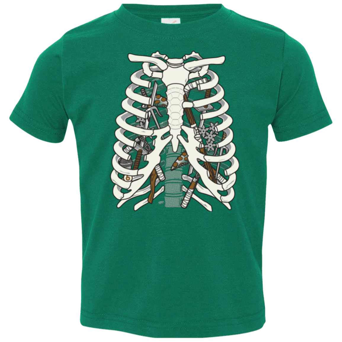 T-Shirts Kelly / 2T Anatomy of a Ninja Turtle Toddler Premium T-Shirt