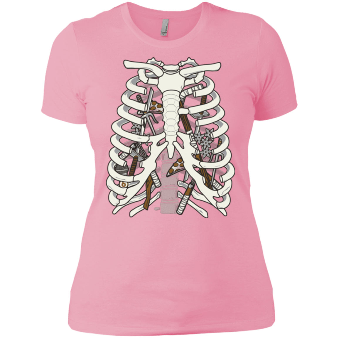 T-Shirts Light Pink / X-Small Anatomy of a Ninja Turtle Women's Premium T-Shirt
