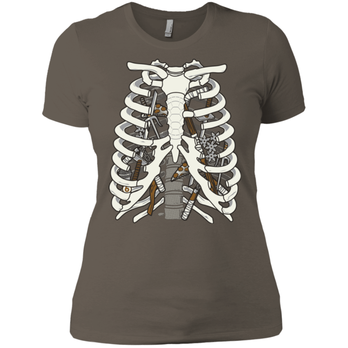 T-Shirts Warm Grey / X-Small Anatomy of a Ninja Turtle Women's Premium T-Shirt