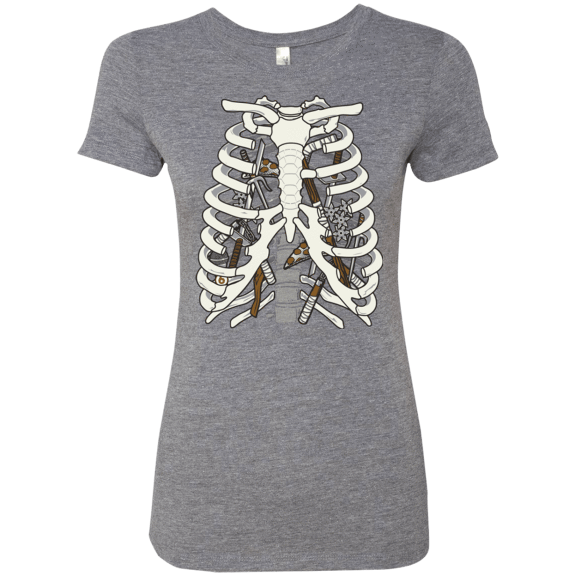 T-Shirts Premium Heather / Small Anatomy of a Ninja Turtle Women's Triblend T-Shirt