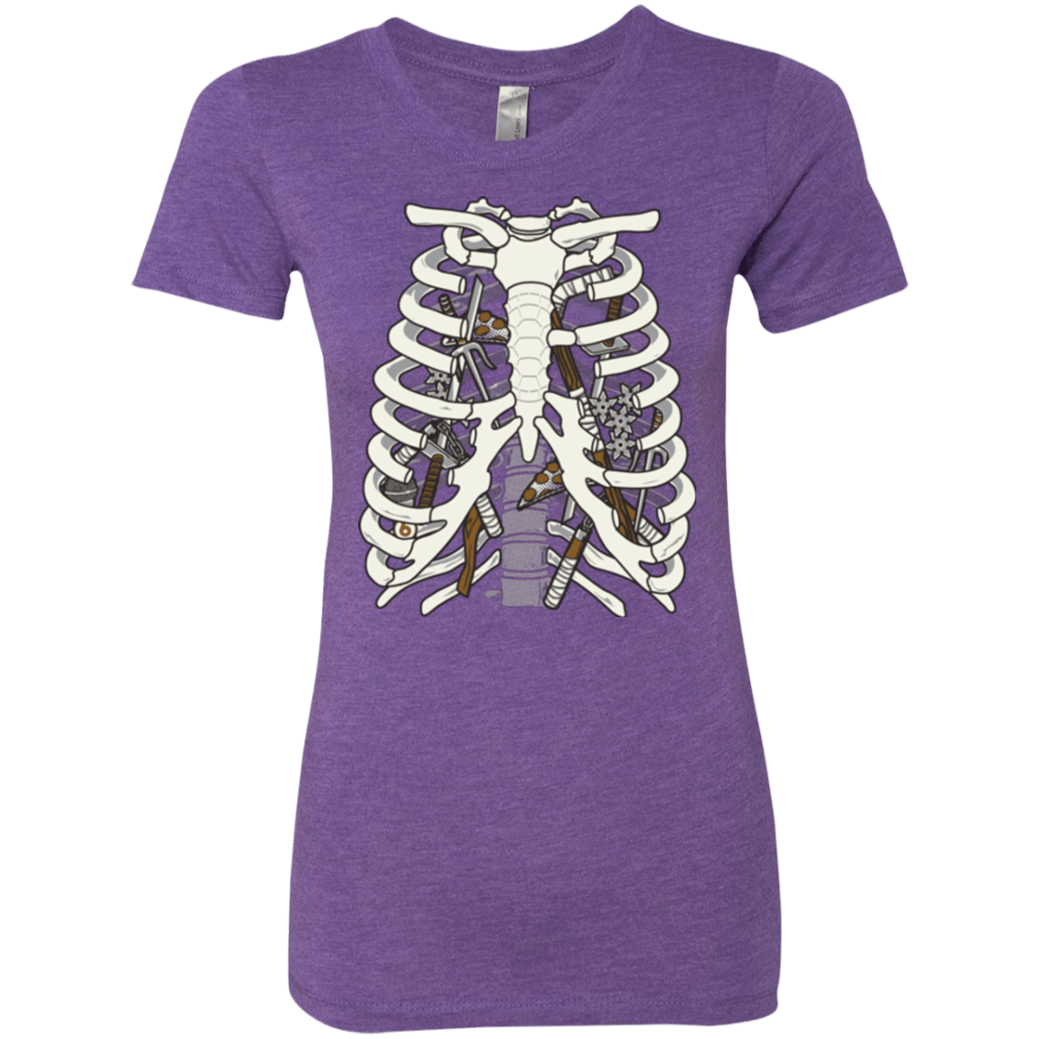 T-Shirts Purple Rush / Small Anatomy of a Ninja Turtle Women's Triblend T-Shirt