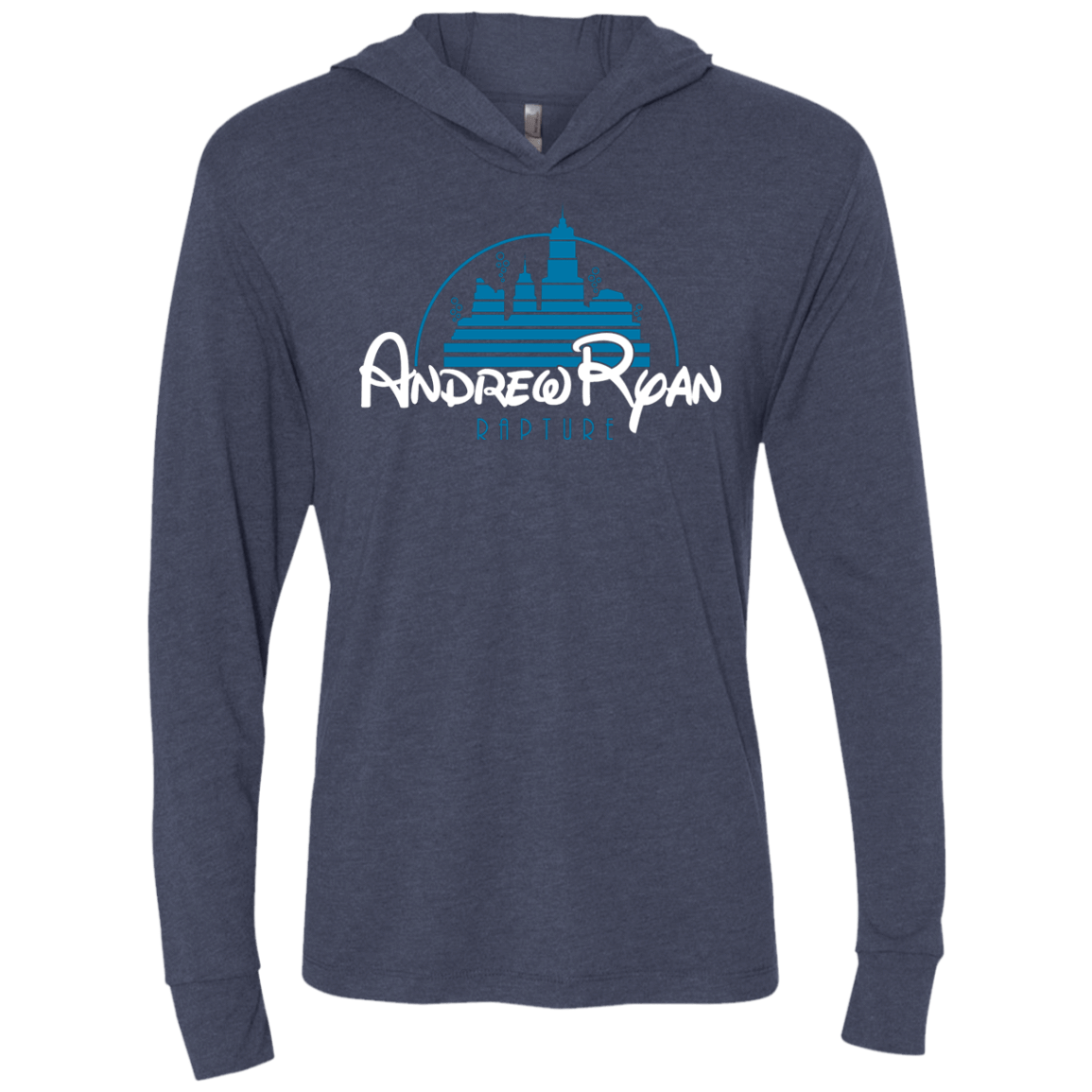 T-Shirts Vintage Navy / X-Small ANDREWRYAN Triblend Long Sleeve Hoodie Tee