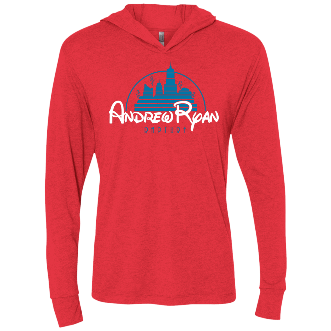 T-Shirts Vintage Red / X-Small ANDREWRYAN Triblend Long Sleeve Hoodie Tee