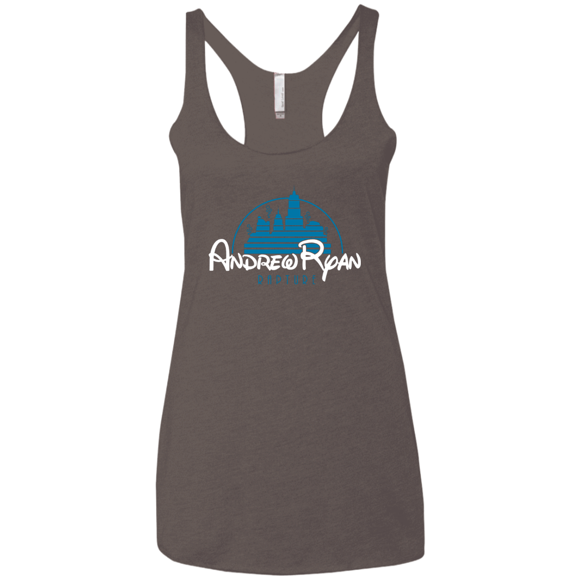 T-Shirts Macchiato / X-Small ANDREWRYAN Women's Triblend Racerback Tank